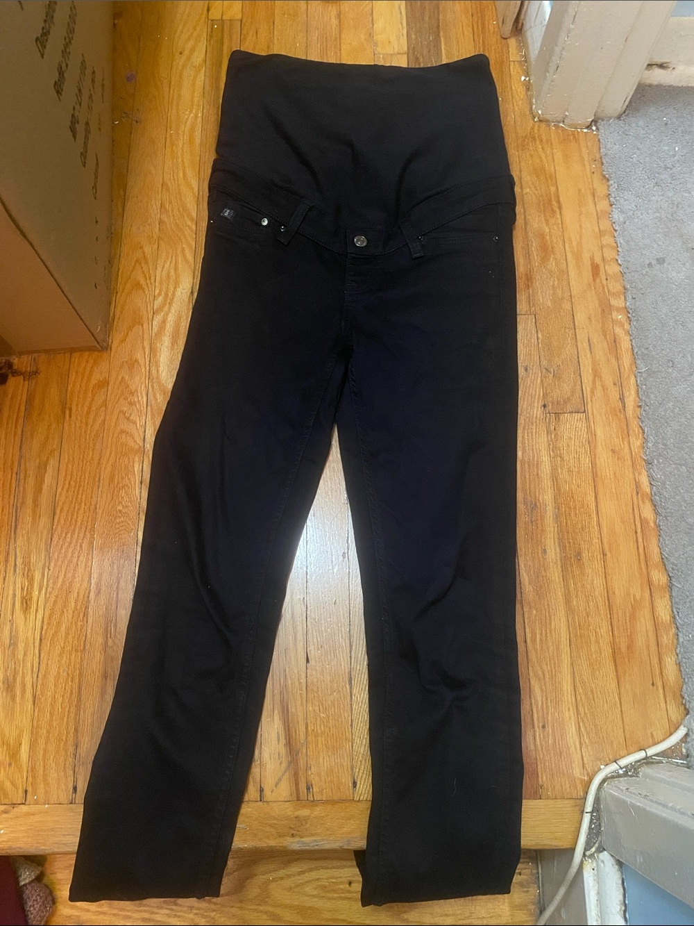 Women’s Denim Black Maternity Skinny Jeans size 4
